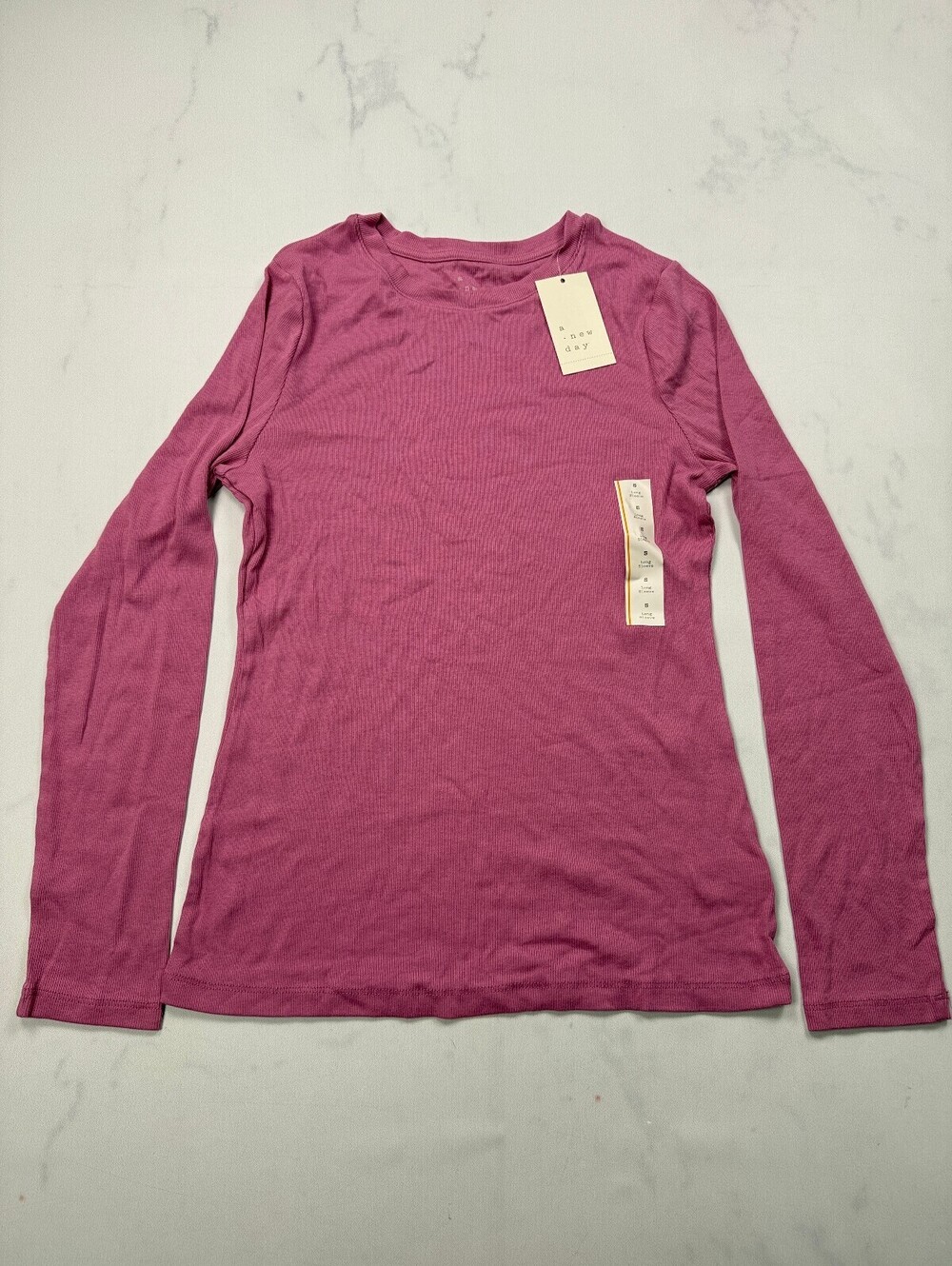 A New Day Blouse Pink 90s VTG Minimalist - Womens S